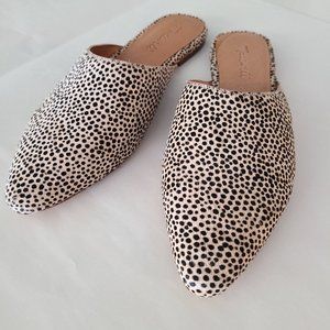 Madewell Remi Mules Calf Hair 7.5 Never Worn